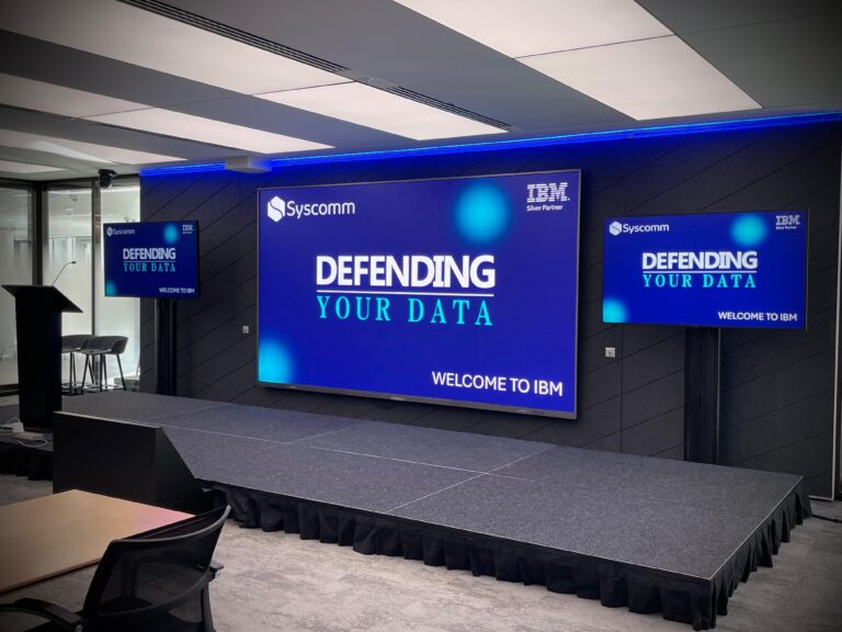 The stage at IBM's Innovation Studio