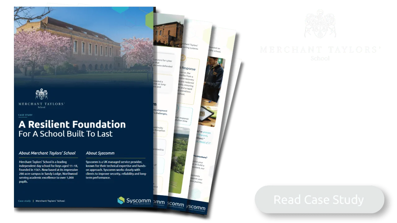 Merchant Taylors' School Case Study Cover landscape Handbook